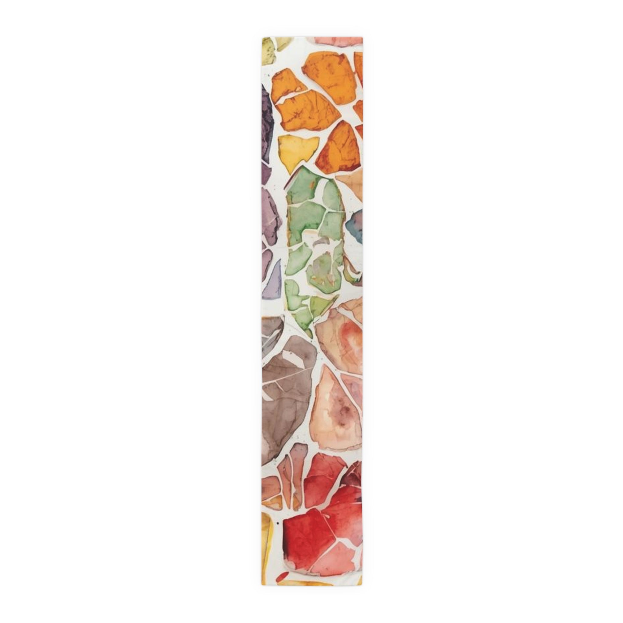 Colorful Watercolor Table Runner by Rosetta Creative Boutique, Bohemian Dining Decor, Rustic Tableware, Perfect for Weddings, Home Decor, Entertaining - Rosetta Creative Boutique
